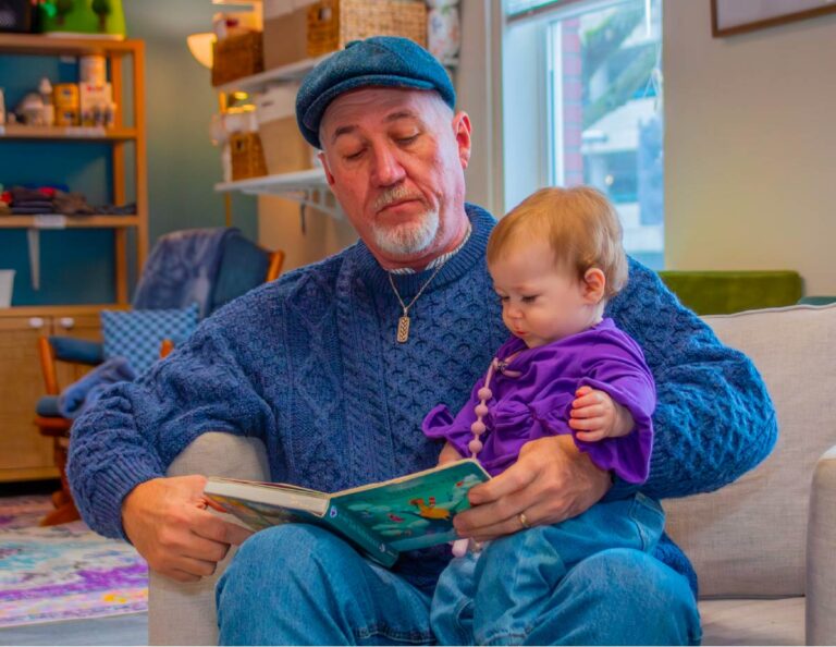 Grandpa and Baby