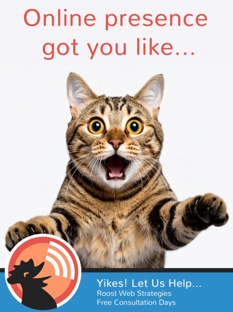 Online presence got you like...