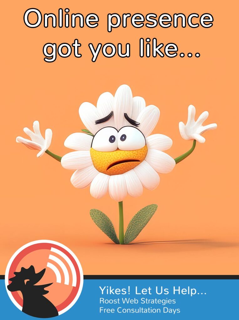 Online presence got you like...