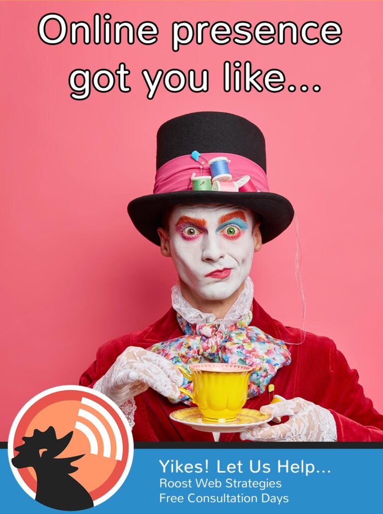 Online presence got you like...