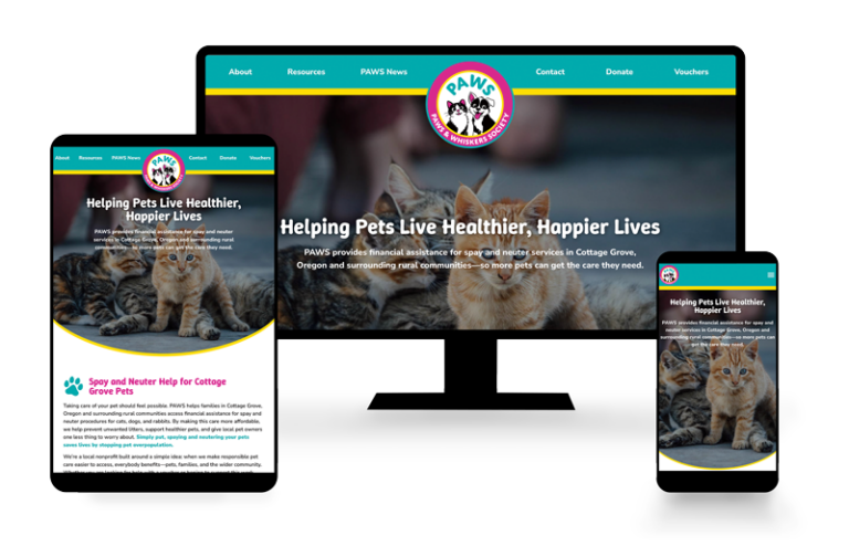 PAWS - Design by Supernova Creative, dev by Roost
